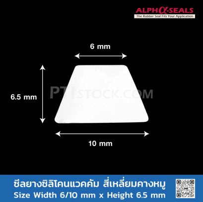 Silicone Rubber Vacuum Seals 6/10X6.5mm