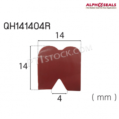 ซีลยางโปรไฟล์หน้าตัดพิเศษ QH141404R