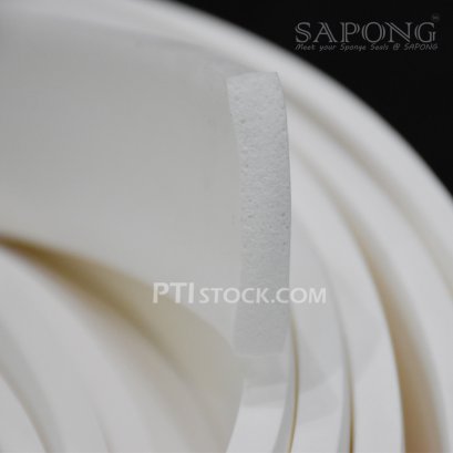 White silicone rubber sponge 5x50 mm