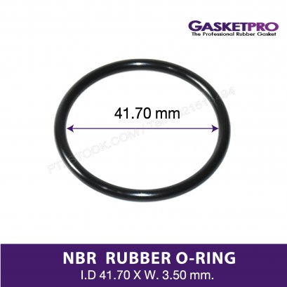 O-ring I.D 41.70 x W. 3.50 mm.