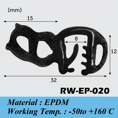 Weatherstrip RW-EP-020