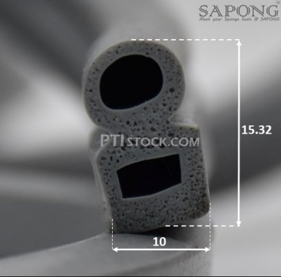 Omega Silicone Saponge Rubber 10x15.32 mm