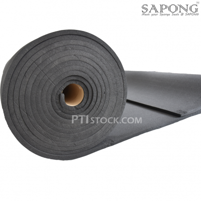 Heat insulating rubber sponge sheet 15 mm.