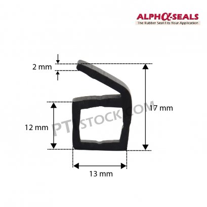 Rubber Smoked seals UL131702B