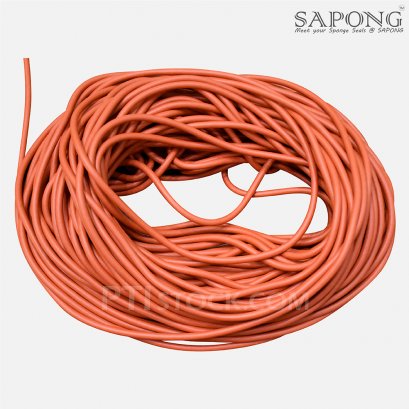 ซีลยางฟองน้ำซิลิโคนกลมตัน 5 mm