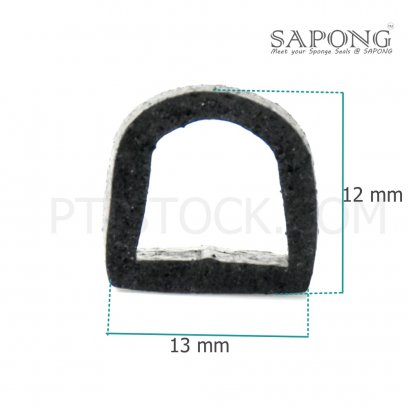 ยางฟองน้ำCR D-Hollow 13X12 mm