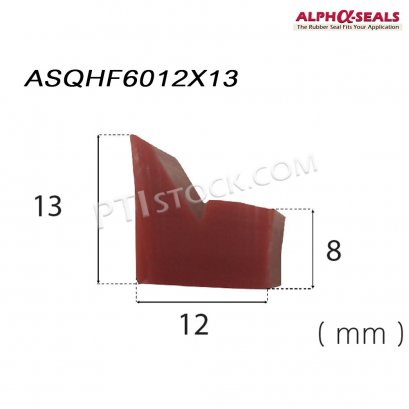 ซีลยางโปรไฟล์หน้าตัดพิเศษ ASQHF6012X13
