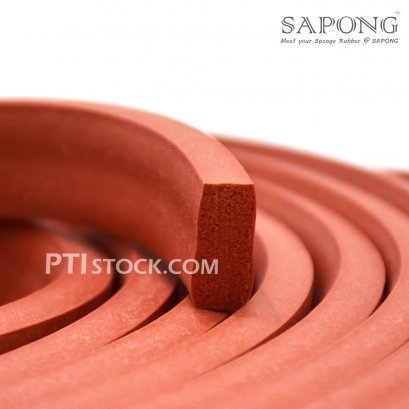 Firebrick Silicone Sponge Rubber 10 x 23 mm