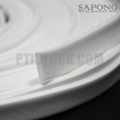 White Silicone Sponge 5x20 mm