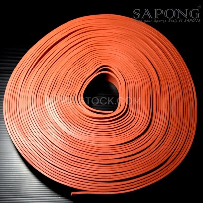 ยางฟองน้ำซิลิโคนแดงอิฐ 3x25 mm
