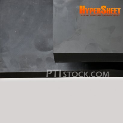 Black CR (Neoprene) Rubber Sheet , Thickness 25 mm .