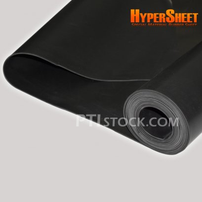 Black CR (Neoprene) Rubber Sheet , Thickness 2 mm .