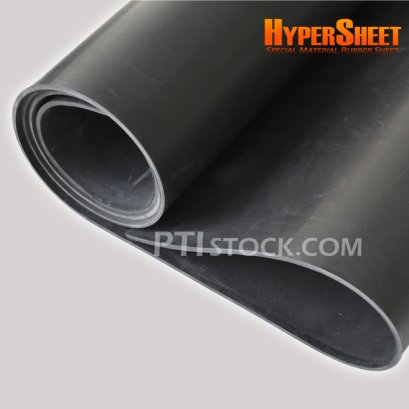 Black CR (Neoprene) Rubber Sheet , Thickness 5 mm . HyperSheet