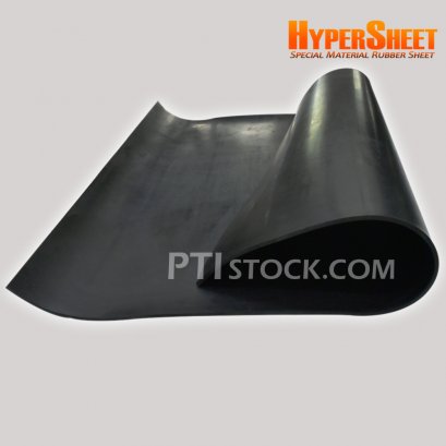 Black CR (Neoprene) Rubber Sheet , Thickness 6 mm .