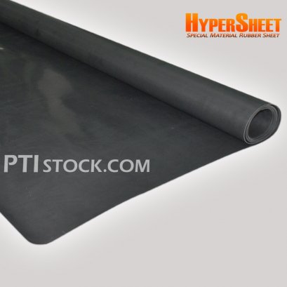Black NBR Rubber Sheet , Thickness 0.5 mm . HyperSheet 