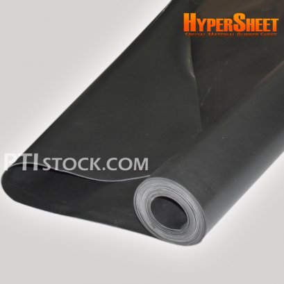 Black NBR Rubber Sheet , Thickness 2 mm . HyperSheet
