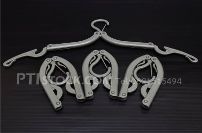 ไม้แขวนเสื้อพับได้แบบพกพา 