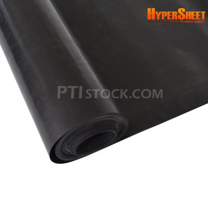 Black NBR Rubber Sheet , Thickness 1mm . HyperSheet