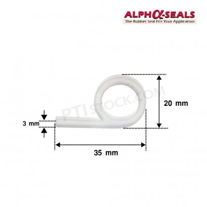 ซีลตู้อบ P-Profile 35x20 mm