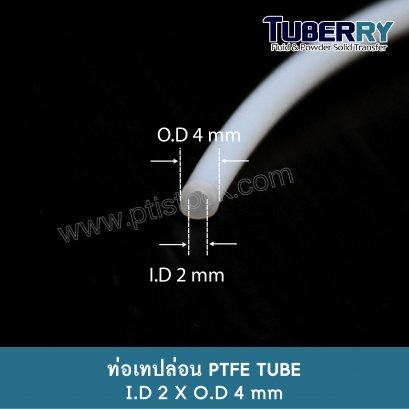 ท่อPTFE I.D2XO.D4 mm