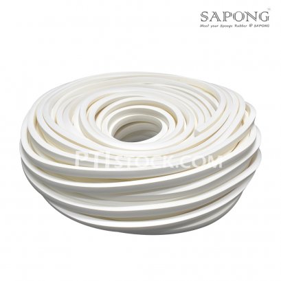 White Silicone Sponge 10X12