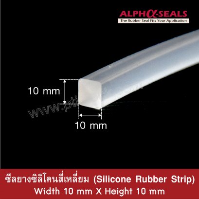 ซีลยางสี่เหลี่ยมซิลิโคน 10x10