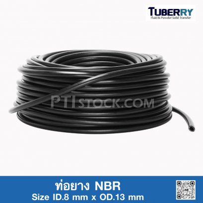 NBR Rubber Tubing ID.8 x OD.13 mm