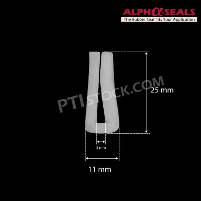 ซีลยางกันบาด EPDM 11X25 mm.
