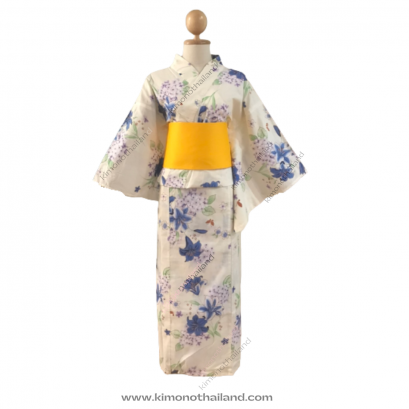 【เช่า】ชุดยูกาตะสีขาว