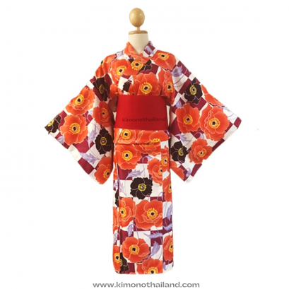 【เช่า】ชุดกิโมโน ไซส์มาตรฐาน-ใหญ่