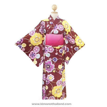 【เช่า】ชุดกิโมโน ไซส์มาตรฐาน-ใหญ่