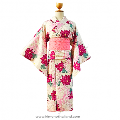 【เช่า】ชุดกิโมโน ไซส์มาตรฐาน-ใหญ่
