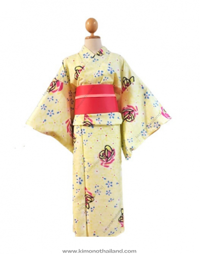 【เช่า】ชุดกิโมโน ไซส์ใหญ่