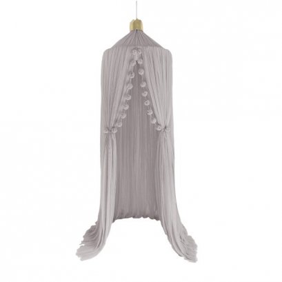 DREAMY CANOPY WITH MINI POMPOM SET CHAMPAGNE