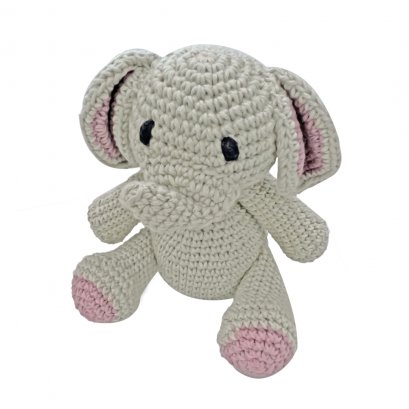 ELEPHANT SOFT FRIEND GREY-PINK