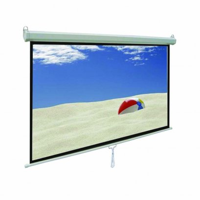 จอรับภาพ ชนิดมอเตอร์ไฟฟ้า ขนาดเส้นทแยงมุม ขนาด 200 นิ้ว