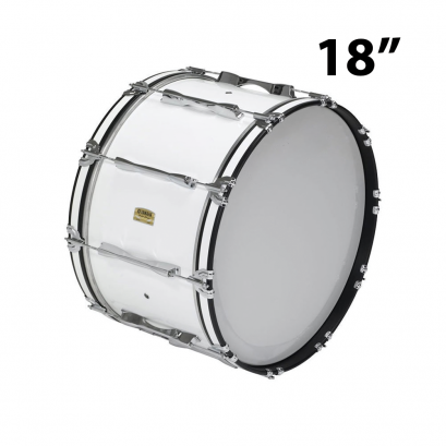 กลองใหญ่เดินแถว (Bass Drum) ขนาดไม่น้อยกว่า 18 นิ้ว