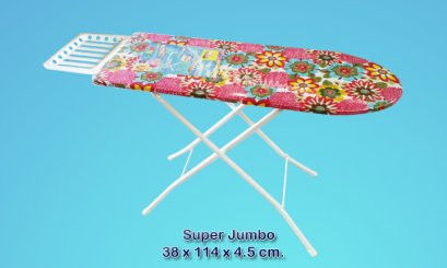 โต๊ะรีดผ้าขนาดจัมโบ้ ขนาดบอร์ด 123x38 เซนติเมตร
