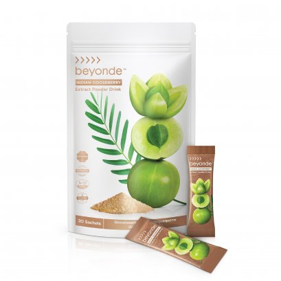 อินเดียน กู๊ดส์เบอร์รี่ เครื่องดื่มมะขามป้อมสกัดชนิดผง 30 ซอง