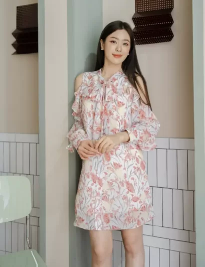 เดรสโทนส้มWEOR008 Melody.Fashion