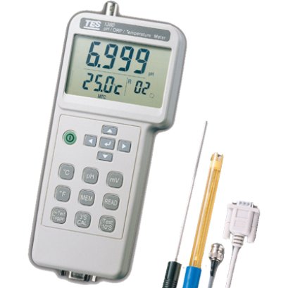 TES-1380 PH / ORP / Temperature Meter เครื่องมือวัด พีเอช โออาร์พี อุณภูมิ แบบมือถือ tes electrical electronic corp / ราคา