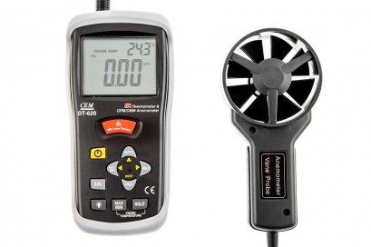 DT-620 / CEM เครื่องวัดความเร็วลม ANEMOMETER With IR THERMOMETER DT620 @ ราคา