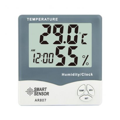 Smart Sensor AR807 เครื่องวัดอุณหภูมิความชื้น Temperature / Humidity / Clock @ ราคา