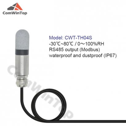 ComWinTop เซนเซอร์วัดอุณภูมิและความซื้น CWT-TH04S / CWT-TH01S / CWT-TH02S / CWT-TH03S / CWT-TH03S-M / CWT-TH03S-H / CWT-TH03S-H-M / CWT-TH05S / CWT-T01S / CWT-T02S / CWT-T03S RS485 Modbus Water Proof Temperature Humidity Sensor Probe ราคา