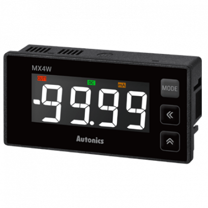 Autonics MX4W-A-F1 จอแสดงผล LCD Panel Meter (Size 48x96 mm.) (Input 4-20mA) (2 Alarm NPN) @  ราคา