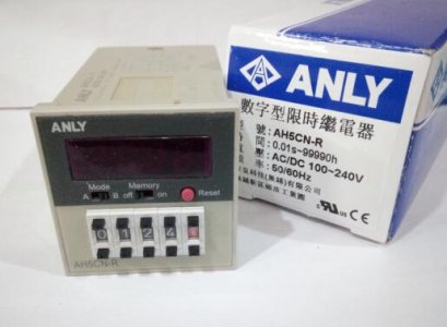 AH5CN-R DIGITAL TWIN TIMER , ANLY ELECTRONICS แอนลี อิเล็กทรอนิกส์ เครื่องวัดและควบคุม / ราคา