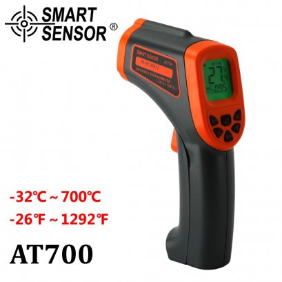 AT700 ,  SMART SENSOR (- 32 ° C to 700 ° C) เครื่องวัดอุณหภูมิ อินฟราเรด INFRARED THERMOMETER