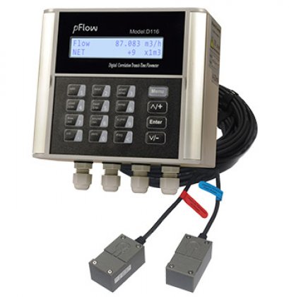 D116 พีโฟลว์ pFlow / ultrasonic flow meter delivers highly accurate and repeatable flow measurement for water at a competitive price./ ราคา