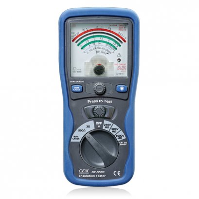 DT-5503 / CEM เครื่องวัดความต้านทาน ANALOGUE INSULATION TESTER / ราคา