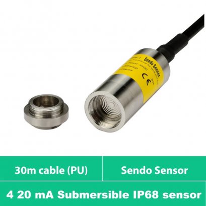 SS634 , SENDO SENSOR level transmitter Cable 30 เมตร Output 4-20 mA , เซนเซอร์วัดระดับแบบไฮโดรสแตติก Hydrostatic / ราคา